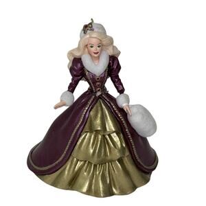 Vintage 1993 Barbie Hallmark Holiday Ornament